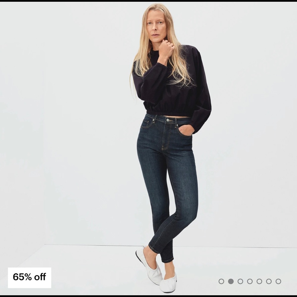 New with Tags Everlane Authentic High Rise Skinny Jeans 28 Short